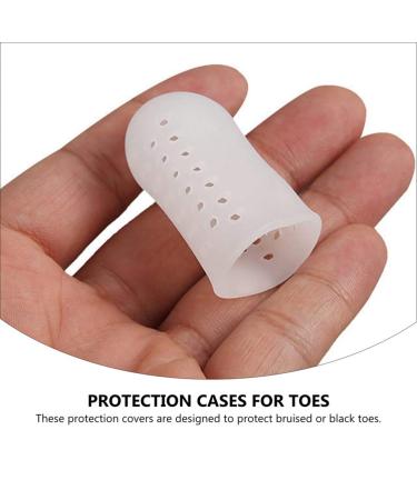 EXCEART 6 Pairs Gel Toe Caps - Breathable Silicone Toe Protectors for Blisters, Corns, Calluses (S) - Buy Online on SooperMarket.com