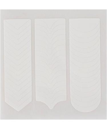 10Pcs Nail Art Designs French Chevron & Teardrop Nail Tip Guides Stickers - Buy Online on SooperMarket.com