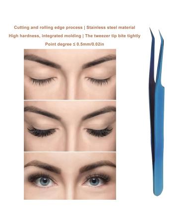 Premium Stainless Steel Slanted Beauty Tweezers for Eyelash Artists | Flexible & Ideal for Nail Salons - Shop Internationally - Buy Online on SooperMarket.com