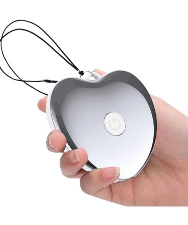 Sleep Aid Device Handheld Microcurrent Holding Sleep Instrument USB Charging Sleep Aid Anxiety Relief Device Instrument Improve Sleep Deep Relaxation for Patients with Insomnia Anxiety (Silver)