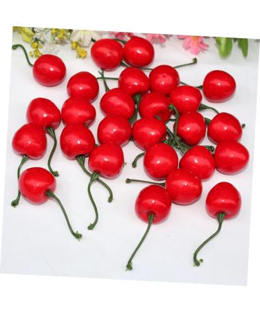 Cabilock 250 Pcs False Cherry Kids Toys Home Decor Fake Fruit Simulated Cherry Decor Fake Cherry Photo Prop for Decor Cherry Desktop Adornment Cherry Ornament Household Child Cherries Foam Redx5pcs 3x3cmx5pcs - Buy Online on SooperMarket.com