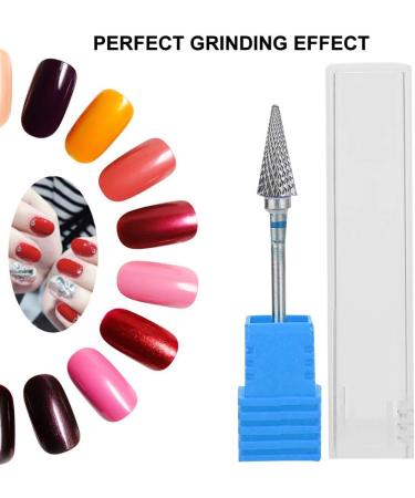 Tungsten Steel Nail Drill Bit for Manicure & Pedicure - Blue | Nail Polishing Accessory for Home & Salon Use - Buy Online on SooperMarket.com