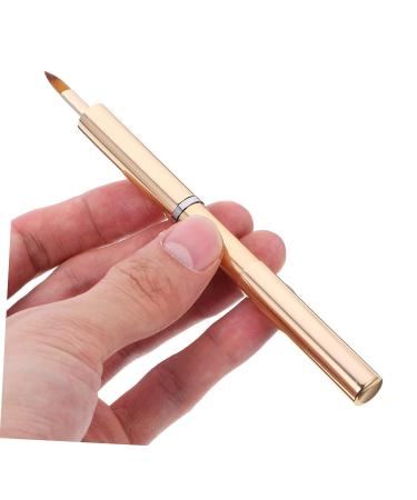 Buy Housoutil Portable Smudge Stick & Tricolor Lip Brush - Golden Makeup Tool for Perfect Lip Application - International Shipping Available - Buy Online on SooperMarket.com