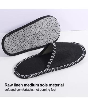 Buy Tumnea Felt Slippers Set - 6 Pairs for Guests | Stylish Comfortable Fleece House Slippers for Hotels & Travel - Buy Online on SooperMarket.com
