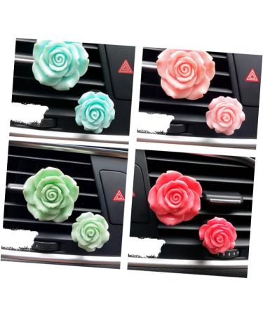 Mobestech Car Perfume Aromatherapy Clips - Rose Air Vent Freshener | Luxury Auto Air Freshener Charm for International Shipping - Buy Online on SooperMarket.com