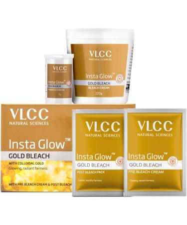 VLCC Insta Glow Gold Bleach Salon 342Gm - Buy Online on SooperMarket.com
