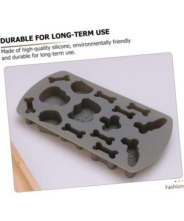 Alipis 2pcs Dessert Dark Molds Grey Bones Shape Cakes Baking Silicone Creative Skeleton Bone-Shaped Shaped - Buy Online on SooperMarket.com