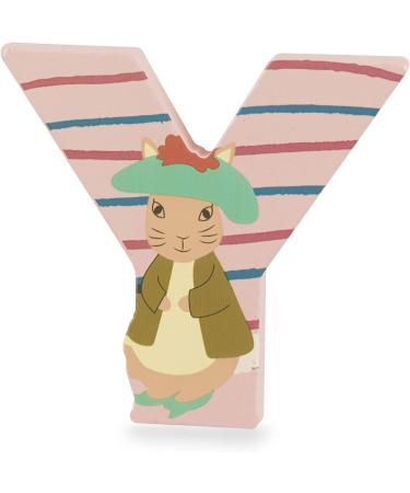 Peter Rabbit Wooden Letter Y with Benjamin | Alphabet Animal Personalised Baby Name Toy | Nursery Wall Decor by Orange Tree Toys - Buy Online on SooperMarket.com