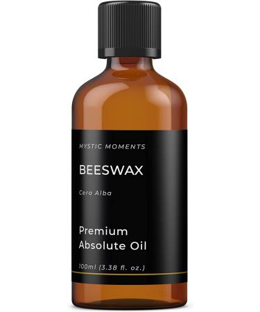 Mystic Moments Beeswax Absolute Oil 100ml - Pure & Natural for Skincare, Perfumery & Aromatherapy - Buy Online on SooperMarket.com