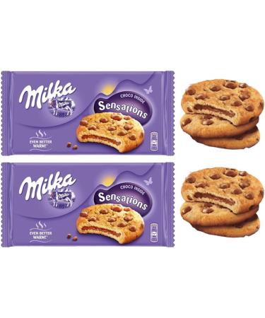 Milka Cookies Sensations Choco Inside 156g - Pack of 2 - Buy Online on SooperMarket.com
