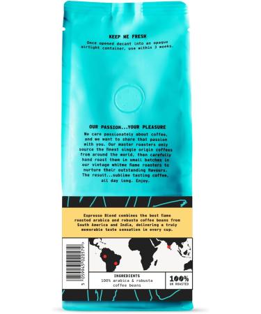 1kg Bag Espresso Ground Coffee: Chocolate & Nuts Notes, 100% Arabica & Robusta Medium Roast by We Are Coffee Co - Buy Online on SooperMarket.com