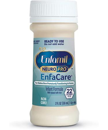 Enfamil NeuroPro EnfaCare Premature Baby Formula Milk | Ready to Use Bottles | MFGM Omega 3 DHA | 22 CAL | Immune Support & Brain Development | 6 Count (Pack of 8) - Buy Online on SooperMarket.com