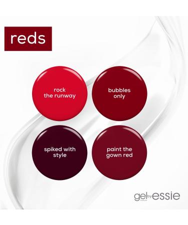 Essie Gel-Like Nail Polish Lasts Up To 15 Days With Flex.e Gel Technology No Chipping Glass-Like Shine Vegan Formula Gel Couture 509 Paint the Gown Red 13.5 ml 509 - Paint The Gown Red - Buy Online on SooperMarket.com