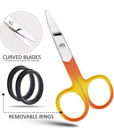 YSCARE Curved Stainless Steel Cuticle Nail Scissors for Manicure & Pedicure - Multi-Use Grooming Tool - Buy Online on SooperMarket.com