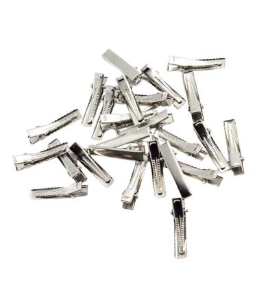 F Fityle 30/100 Pack Flat Single Prong Alligator Hair Clips - DIY Blanks - 32mm 30 Pieces for Crafting & Styling - Buy Online on SooperMarket.com