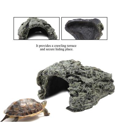 Buy Axolotl Cave | Fish & Reptile Hidden Cave Shelter | Stone Aquarium Decoration & Ornament - L18*12*9 - Buy Online on SooperMarket.com