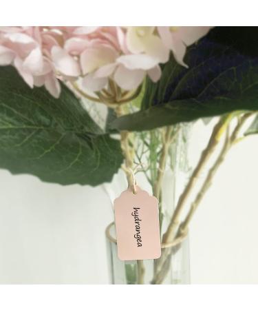 100pcs Pink Paper Hang Gift Tags  Blank Marking Tags with String for Baby Shower Favors Valentine's Day  Mother's Day and Craft Homemade Gifts - Buy Online on SooperMarket.com