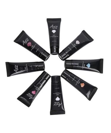 8pcs Nail Extension Gel Sequins Nail Art Fast Building Gel Manicure Tool