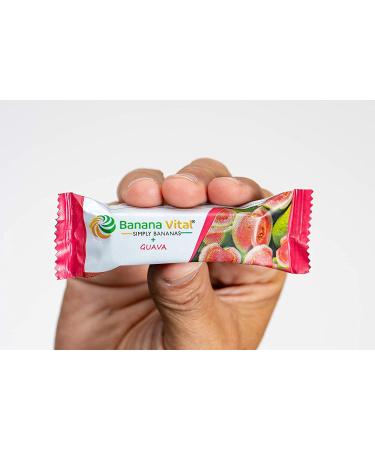 Banana Vital Simply Bananas and Guava Fruit Bar Bundle - 6 Count (30g) Bars | Gluten Free, Vegan, Non-GMO - Shelf Stable & All-Natural - Buy Online on SooperMarket.com