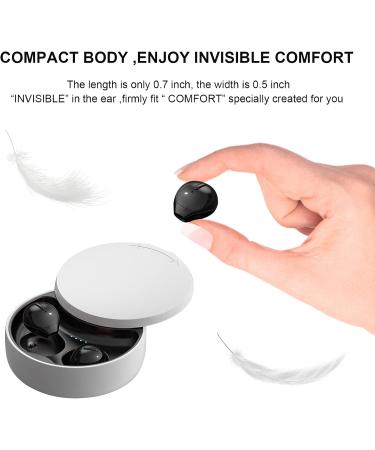 Invisible Mini Wireless Earbuds Sleep Bluetooth Earpiece Black - Buy Online on SooperMarket.com