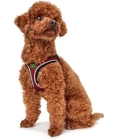 HUNTER HILO COMFORT Harness for Small Dogs - Mesh & Reflective Elements Red - Size ML | International Shipping - Buy Online on SooperMarket.com