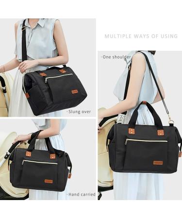 SONARIN Baby Nappy Changing Bag with Insulated Pocket Satchel Waterproof Large Capacity Stylish and Durable Light Gray - Buy Online on SooperMarket.com