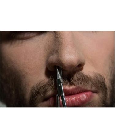 HAWATOUR Stainless Steel Beard Scissors for Trimming - Silver Classic - Buy Online on SooperMarket.com