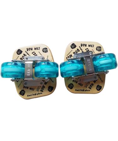 Pro Canadian Maple Drift Board Split Plate Skateboard with Light Blue Wheels - Buy Online on SooperMarket.com