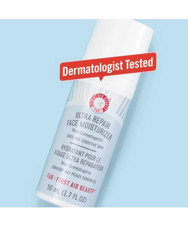 First Aid Beauty Ultra Repair Face Moisturizer 1.7 Oz - Hydrating Lightweight Lotion for All Skin Types - Buy Online on SooperMarket.com