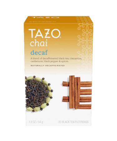 Tazo Decaffeinated Chai Tea, 32-ounce Cans (Case of 6)