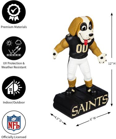 New Orleans Saints Garden Statue - NFL Mascot Design by Team Sports America | Evergreen Enterprises - Buy Online on SooperMarket.com
