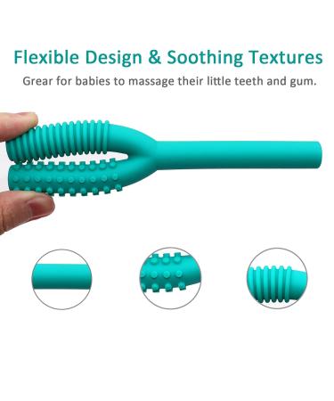 6 Pack Baby Teething Toys for 6-12 Months + 3 Pack Y Shape Teether Toy Set - Buy Online on SooperMarket.com