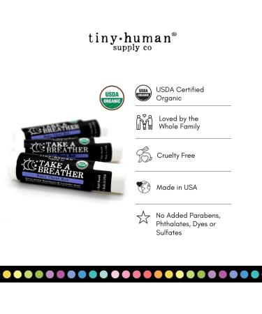 Tiny Human Supply Co Organic Baby Chest Rub Stick - Lavender & Eucalyptus - 100% Natural - Petroleum Free - Buy Online on SooperMarket.com