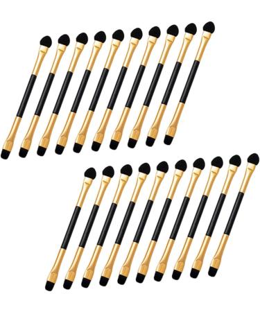 Baluue 40 Pcs Double Ended Eyeshadow Brush Precision Eye Shadow Brush Eye Makeup Tool Eye Brush Eye Makeup Brush Makeup Eyeshadow Brush Eye Makeup Kit Eyeshadow Makeup Brush 12.50X0.50X0.50CMx2pcs Goldenx2pcs - Buy Online on SooperMarket.com