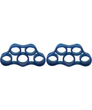 Finger Exerciser Skin Friendly Finger Trainer 2Pcs High Flexibility for Recovery (Dark Blue 11LB) - Buy Online on SooperMarket.com