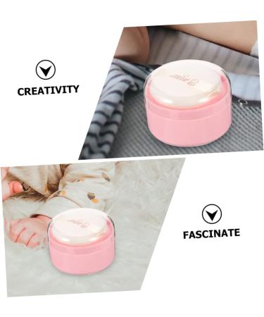 Kisangel 12 Pcs Body Powder Puff Box Baby Powders Set | Charming Pink Synthetic Sponge | Baby Powder Container 8x6cm - Pink (Pack of 2) - Buy Online on SooperMarket.com