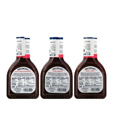 Sweet Baby Ray's BBQ Sauce Variety Pack - Honey, Hickory & Brown Sugar, Sweet 'n Spicy (3 Pack - 18 Ounce Each) - Buy Online on SooperMarket.com