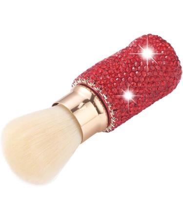 XhuangTech Bling Make Up Brush Crystal Makeup Travel Brushes Blusher Rhinestone Cover Foundation Highlight Blush Cosmetic Tools (Red) - Buy Online on SooperMarket.com