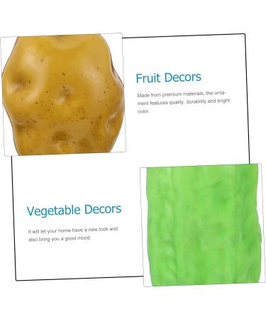 Cabilock 12 Pcs Simulated Vegetable Model Plants Decor Kid Vegetable Toys Fidget Toy for Kids Fake Vegetable Models Kids Decor Kids Toys Home Decor Simulation Fruit Decors Carrot Foam Chili Colorfulx2pcs 14X5.5X5.5CMx2pcs - Buy Online on SooperMarket.com