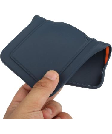 Buy Tivenfezk Nadoli Ultra Thin Silicone Case for iPhone 15 Pro - Shockproof Scratch-Resistant Wallet TPU Cover with Card Holder - Dark Blue - Buy Online on SooperMarket.com
