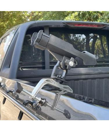 Fishing Boat Rod Holder 2 Pack - 360 Adjustable Large Clamp Opening Foldable Fishing Rod Stand - Buy Online on SooperMarket.com