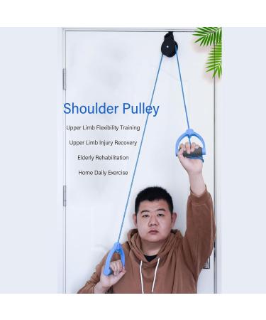Shoulder Pulley Over Door Exercise Pulley Arm Rehabilitation Assisting Exercise Equipment for Rotator Cuff Improve Flexibility Stretching Range of Motion - Buy Online on SooperMarket.com