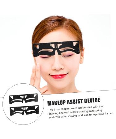 NOLITOY 6 Pcs Eyebrow Ruler Makeup Tools Eyebrow Shaping Template Makeup Assist Device Make up Card - Buy Online on SooperMarket.com