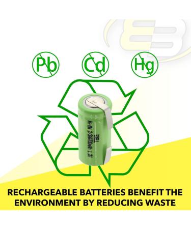 Buy 2x Exell 2/3AA NiMH 700mAh Rechargeable Batteries - Perfect for Capacitors Shearing Devices Miner Lamps & Helmet Lights - International Shipping Available - Buy Online on SooperMarket.com