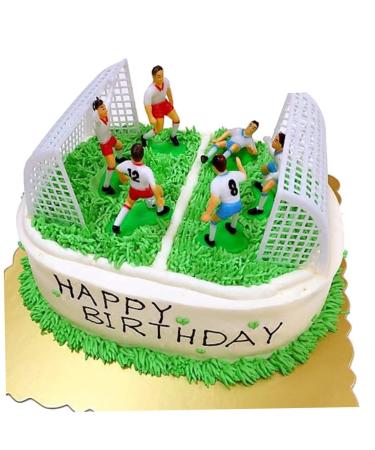Warmhm 8Pcs ornaments accessories decorations cocktail cocktail picks top hat soccer cake topper decorate cake decorating birthday party supplies football party decorations football