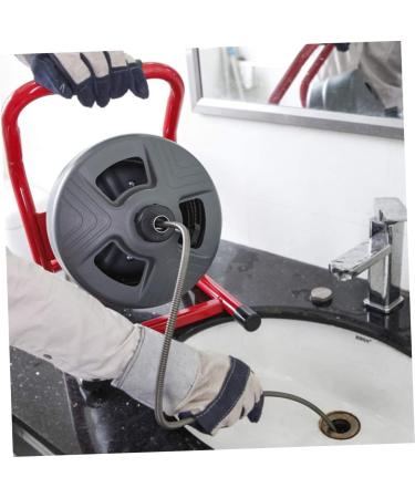 COOLHIYA 7pcs Pipe Cleaner Cleaning Tools Household Cleaner toliet Bowl Cleaner Toilet Parts Coil Springs Practical Toilet Cleaners to Rotate Manganese Steel Drainage Floor Drain - Buy Online on SooperMarket.com