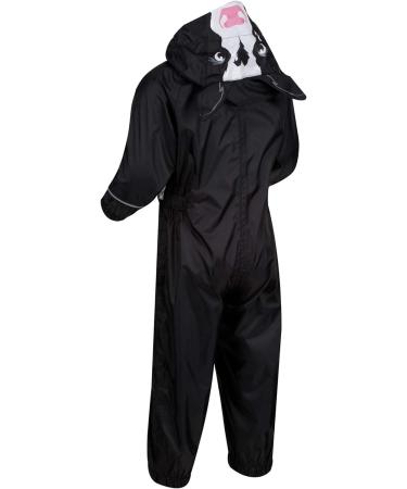 Regatta Girl's Charco All-in-One Suit 48-60 Black/White - Stylish and Comfortable Kids' Outdoor Wear - Buy Online on SooperMarket.com