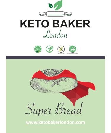 Keto Baker London Bread and Cake Mix - Super Chia Bread Vegan Gluten-Free Low-Carb - Buy Online on SooperMarket.com