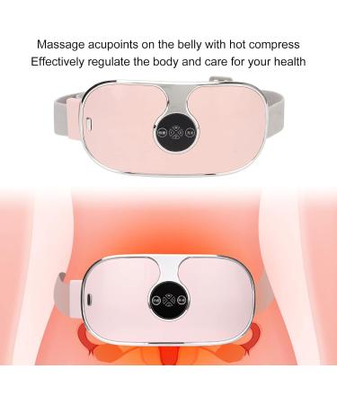 Menstruation Heating Pillows for Women - Electric Waist Massage Belt with 3 Vibration Temperatures & Mugwort Bag - At Home Relief - Buy Online on SooperMarket.com