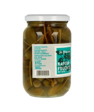 La Comtesse Capers with Stem 180g - Gourmet Quality for International Shipping | Buy Now - Buy Online on SooperMarket.com